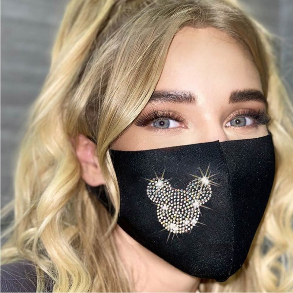 ハイブランド繰り返しマスク爽やかファッション洗えるマスクキラキラダイヤロゴ布マスク飛沫 粉塵 PM2.5 コロナ対策マスク大人