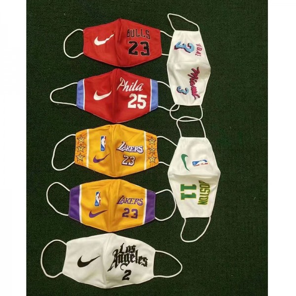 NBAバスケットボールスターマスク レディース ストリートブランドアイスシルクマスクスポーツマスクかっこいいファッションブランド有名ブランド