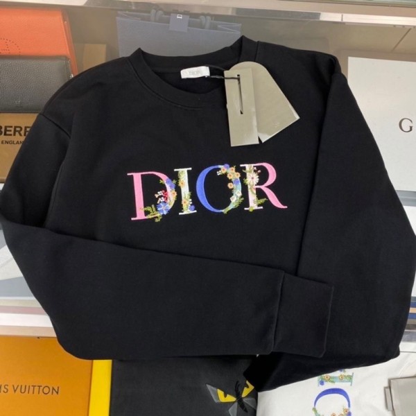 Dior ディオールブランド春秋 親子 パーカー お揃い 綿 パーカー S~3XL カップル 家族 ウェア 親子服 可愛い ペア 90~160cm 長袖 パーカー ペアルック ディズニーランド 旅行 撮影 入学 ペアルック