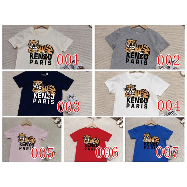 Kenzo ケンゾー ブランドペアルックtシャツカットソー コピーブランド半袖tシャツ韓国 tシャツブランド親子服 コピー 激安屋