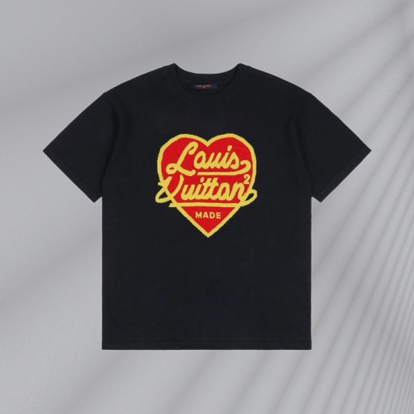 Lv ルイヴィトン ブランド半袖tシャツ 黒白Tシャツ カットソー ペアカップル 20代 30代40代tシャツ 激安パロディ 子供tシャツ ユニセック ブランド 