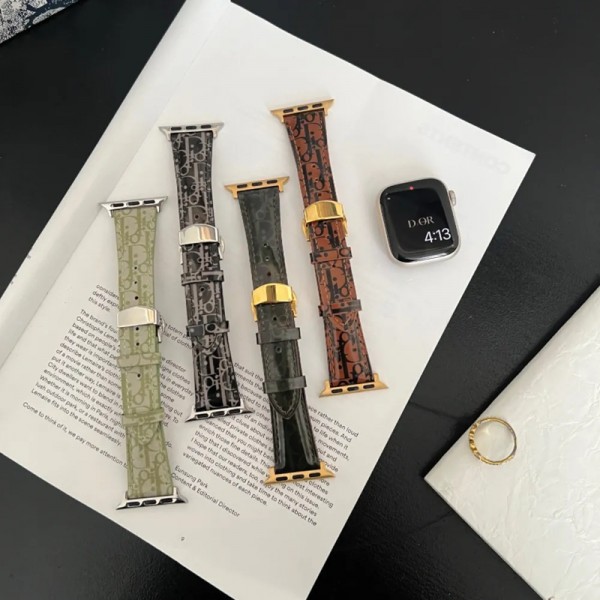 Dior ディオールブランド Apple Watch 12 ultra4 11 ultra3 10 9 ultra2 バンド 華奢革 交換バンド アップルウォッチ12 ultra4  11 10 ultra3 se3 49mmブランドベスト高級感 Apple Watch 12 11 se3 10 9 8 7 se2/6/5/4/3/2/1ベルト 軽量 フィット 通気性ハイブランドアップルウォッチ 12/ultra4/Ultra3/11/10 9 8/se2革ベルト 耐久性