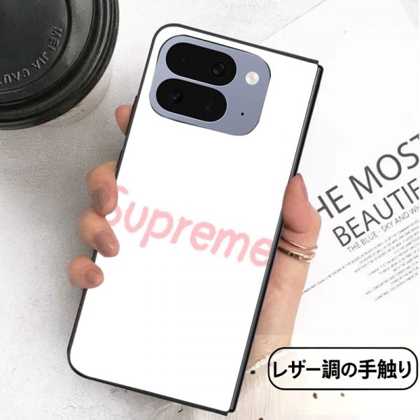 Supreme シュプリームアイフォン Duo ブランドケースメンズブランドgalaxy z fold 8 ultra 7 6 5スマホケース男女兼用ハイブランドGalaxy z flip 8 5 4 3 6 7携帯ケースビジネス大人っぽい iPhone Duo 折りたたみブランドスマホカバー