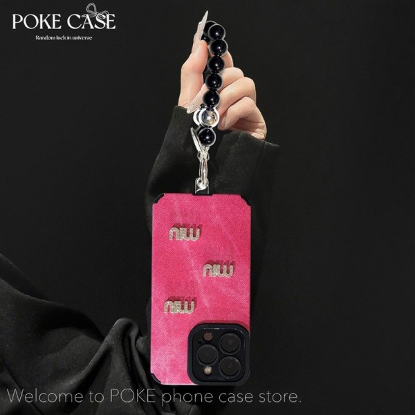 ミュウミュウ MiuMiu iphone 18 17 15 16ケース 人気ブランド 女子ブランド スマホショルダー アイフォン17 18 ultra 16 air 15 14 plus 17pro max 15手帳型スマホケースアイフォン17 15 16カバー格安