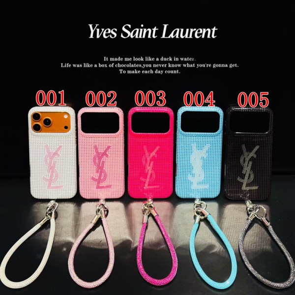 Ysl イヴサンローランブランド携帯ケーススマートフォンケースパロディ激安スマホケースストラップ ブランド携帯カバー手帳型スマホケースアイフォン17 15 16カバー格安