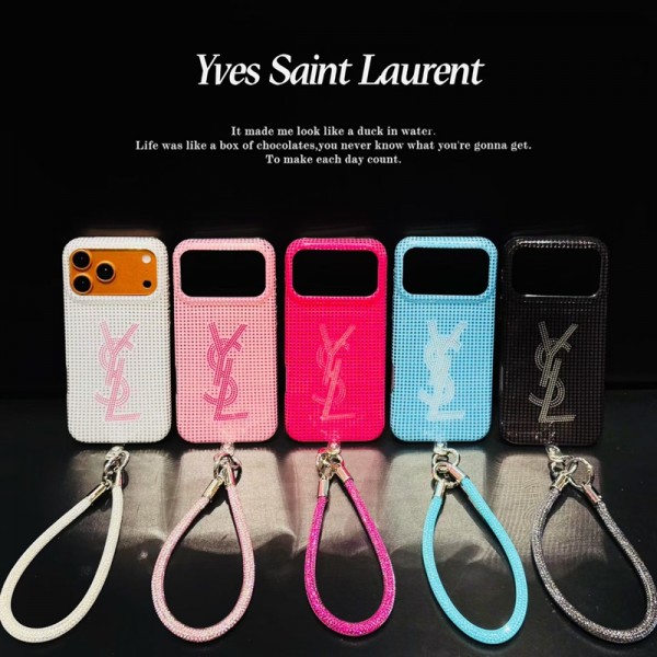 Ysl イヴサンローランブランド携帯ケーススマートフォンケースパロディ激安スマホケースストラップ ブランド携帯カバー手帳型スマホケースアイフォン17 15 16カバー格安