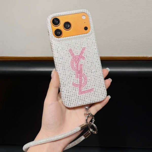 Ysl イヴサンローランブランド携帯ケーススマートフォンケースパロディ激安スマホケースストラップ ブランド携帯カバー手帳型スマホケースアイフォン17 15 16カバー格安