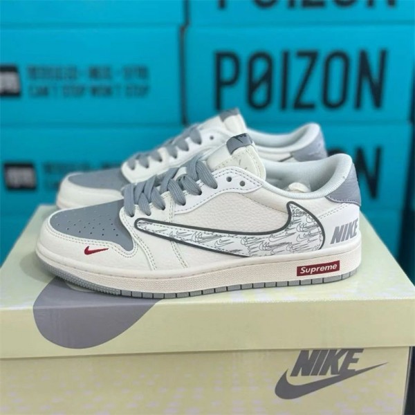 Nike コラボシュプリームスニーカー ナイキ＆Supreme スポーツシューズ ブランド メンズ ウォーキングシューズ レディース 軽量 230~270cm 通気 運動靴 ランニングシューズ スポーツシューズ 男女兼用 日常着用 通勤 お洒落 旅行 通学