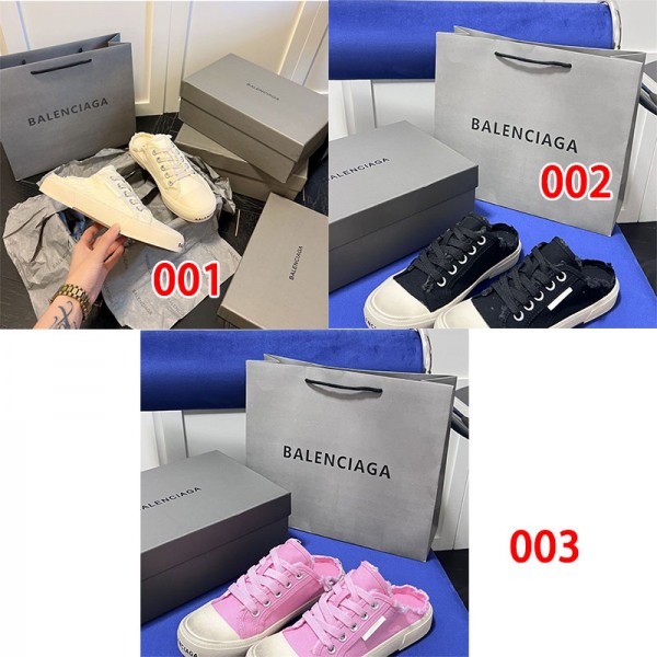 Balenciaga バレンシアガハイブランド レディース スニーカー 225¬265cm かかとなし 蒸れにくい 滑り止め サンダル スリッポン スリッポンシューズ 軽量 厚底 スリッパ カジュアル 疲れにくい