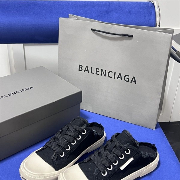 Balenciaga バレンシアガハイブランド レディース スニーカー 225¬265cm かかとなし 蒸れにくい 滑り止め サンダル スリッポン スリッポンシューズ 軽量 厚底 スリッパ カジュアル 疲れにくい
