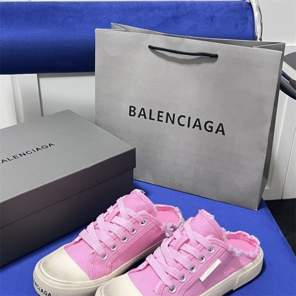 Balenciaga バレンシアガハイブランド レディース スニーカー 225¬265cm かかとなし 蒸れにくい 滑り止め サンダル スリッポン スリッポンシューズ 軽量 厚底 スリッパ カジュアル 疲れにくい