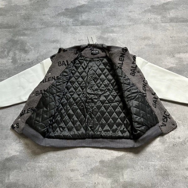 Balenciaga バレンシアガハイブランドボアジャケット メンズ フリースジャケット 立ち襟 切り替え M - XL ボアブルゾン カジュアル ゆったり ショートコート カジュアル 韓国ファッション ユニセックス 冬服 男女兼用 Balenciaga バレンシアガハイブランドボアジャケット メンズ フリースジャケット 立ち襟 切り替え M - XL ボアブルゾン カジュアル ゆったり ショートコート カジュアル 韓国ファッション ユニセックス 冬服 男女兼用