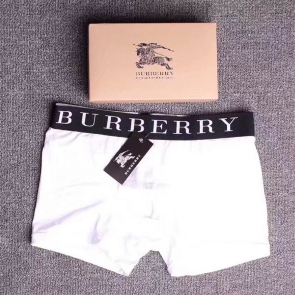 Burberry バーバリー ブランド 男性 四角ボクサー ショーツ 下着 セット 潮流コットンインナーパンツファッションボクサーブリー メンズ M - 2XL