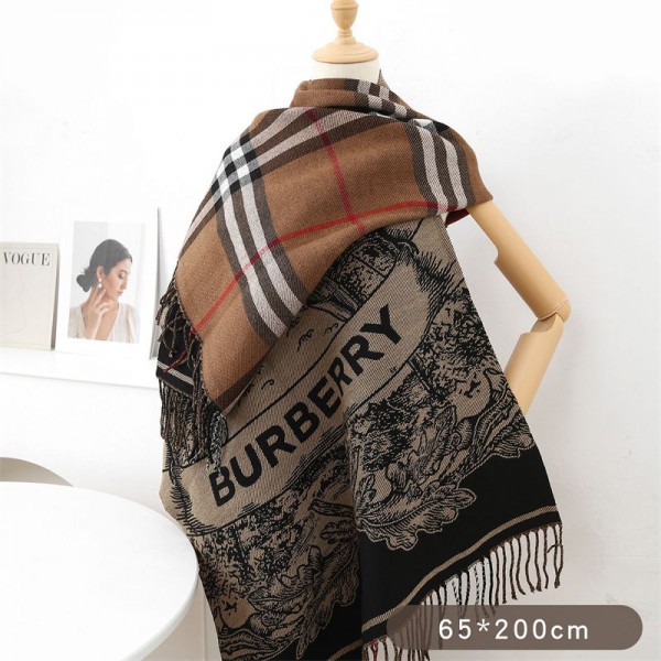 Burberry バーバリーブランドパロディ ストール 激安 秋冬 スカーフ ファッション 使い心地よい肌に優しい ブランドショール男女兼用 リバーシブルマフラー 肩掛け