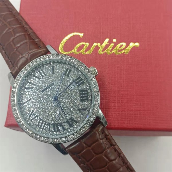 カルティエブランド腕時計 レディース人気 ウォッチ 高品質 レザーベルト おしゃれ 腕時計 超薄型 軽量 キラキラ腕時計 ウォッチ うで時計