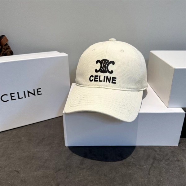 セリーヌブランド野球帽 Celine 夏 レディースメンズ ハンチング 帽子 カジュアル 日焼け止め ハット キャップ 通気性がよい 快適 帽子
