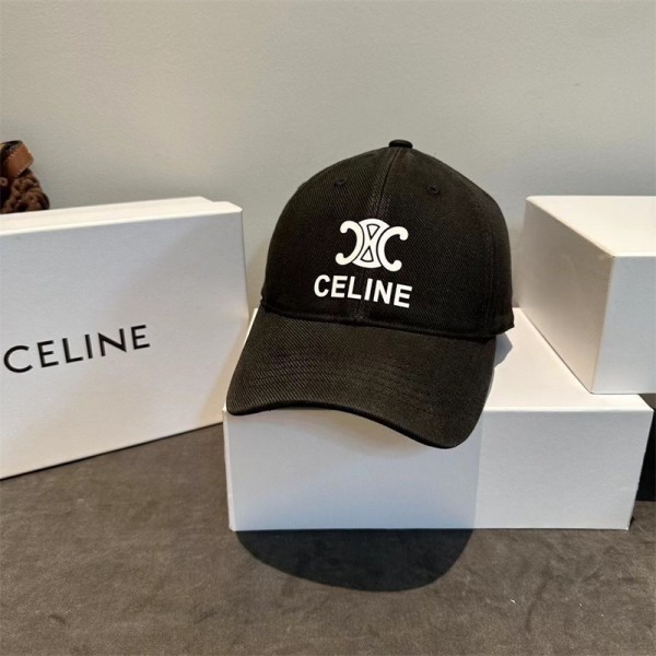 セリーヌブランド野球帽 Celine 夏 レディースメンズ ハンチング 帽子 カジュアル 日焼け止め ハット キャップ 通気性がよい 快適 帽子