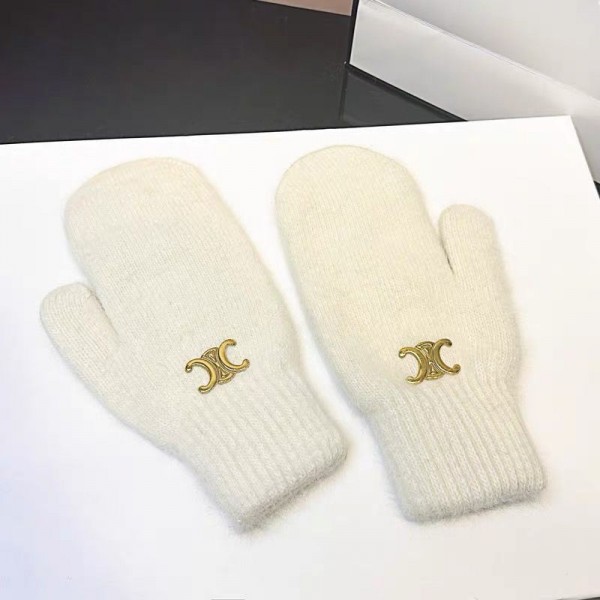 ブランドCelineレディース手袋 ニット製 冬 セリーヌグローブ スマホ対応 女性用 男性用 保温 防寒 暖かい 手袋 秋 かわいい おしゃれ 通勤 通学 男女兼用