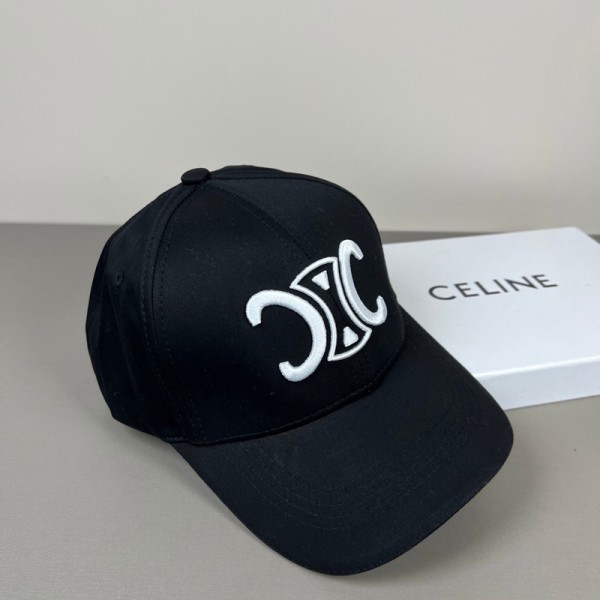 CELINE セリーヌブランドベースボールキャップ メンズ レディース 野球帽子 刺繍キャップ 男女兼用 深めタイプ 大きいサイズ UVカット 日除け止めキャップ 綿