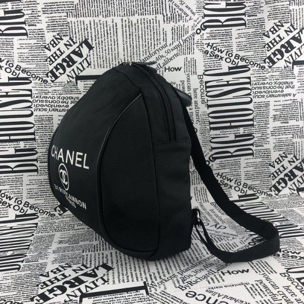 シャネルブランドバックパック シンプル 高品質 ブラック 運動バッグ Chanel ロゴ 耐用 大容量 収納 バッグ 男女兼用 通勤