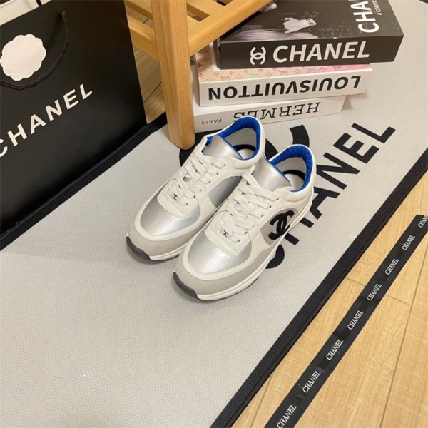 シャネル スニーカーハイブランドCHANEL レディース シンプル 高品質 シューズ靴 運動風 厚底 ファション スニーカー