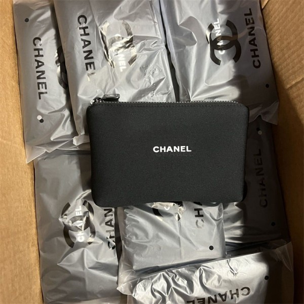 Chanel シャネルブランド化粧ポーチ メイクポーチ 小物入れ 大容量 自立 洗える 立てて収納 便利グッズ トラベルポーチ トラベル 旅行 おしゃれ 可愛い コンパクト