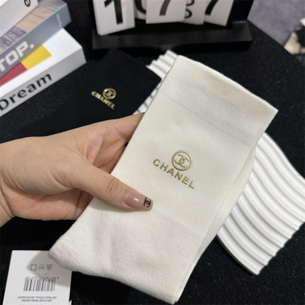 Chanel シャネルハイブランド ソックス 綿製レディース向け 靴下 かわいいブランド ストッキング 大人気浅口ソックス 女の子好き 韓国