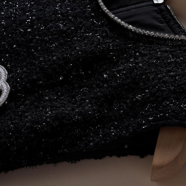 シャネル ツイードスカート レディース サロペット ブランド Chanel ワンピース ロングワンピース オーバーオール キャミワンピース サスペンダー Uネック ノースリーブ 春秋冬 カジュアル ゆったり 体型カバー 通勤 おしゃれ 大人 きれいめ つり M - 4XL