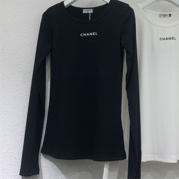 Chanel シャネル ブランド長袖tシャツ ハイブランド春秋tシャツ 偽物 レディース メンズ ブランドtシャツ オーバーサイズ ハイブランドtシャツ レディース S - L