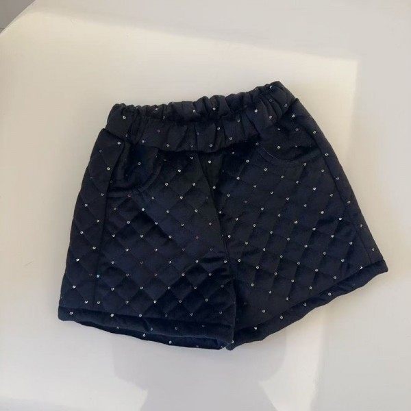 Chanel シャネルブランド ベビー アウター 子供 コート ショートパンツ 2点セット 女の子 秋冬 90-150cm 中綿コート厚手パンツ 2点セット 暖かい 防寒 保温 起毛 厚手 結婚式 人気 可愛い おしゃれ