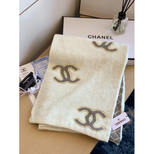 Chanel シャネル冬秋マフラー 厚手スカーフ ファッション 使い心地よいレディース向け高品質ケープ 防寒マフラーファッション ふさ飾り 男女兼用 ギフト肌に優しい ブランドショール