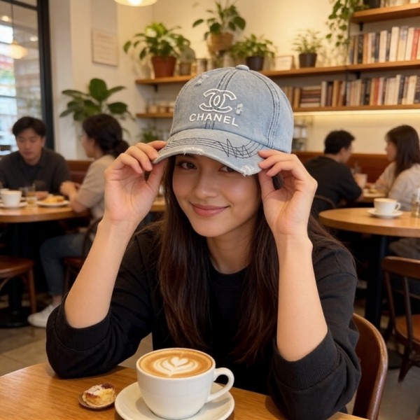 Chanel シャネルハイブランドキャップ デニム ダメージ 刺繍 帽子 メンズ レディース 水洗いデニム 野球帽 おしゃれ スポーツ カジュアル 調節可能 ベースボールキャップ 男女兼用 春 夏 秋 アウトドア