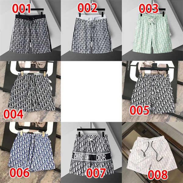 ディオール メンズ ハーフパンツ 冷感 ブランド Dior ショートパンツ 速乾 通気性 5分丈 ゆったり S - 5XL ジップポケット 調整紐付き 短パン スポーツ ジム トレーニング ランニング 夏用 カジュアル おしゃれ アウトドアウェア