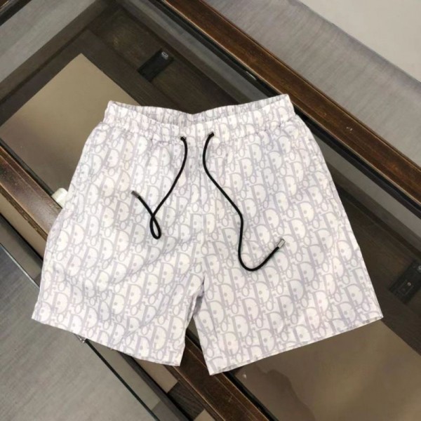ディオール メンズ ハーフパンツ 冷感 ブランド Dior ショートパンツ 速乾 通気性 5分丈 ゆったり S - 5XL ジップポケット 調整紐付き 短パン スポーツ ジム トレーニング ランニング 夏用 カジュアル おしゃれ アウトドアウェア