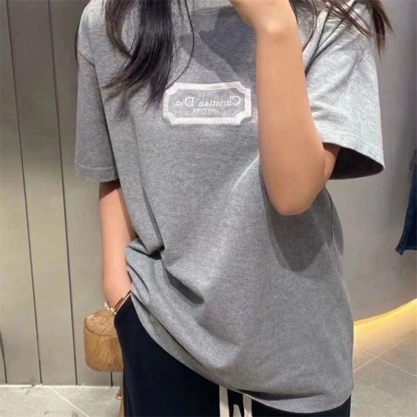 Dior ディオールブランド半袖tシャツブランドtシャツ上着カジュアルブランド 服 コピー 激安屋tシャツ ユニセック ブランドS - 5XL
