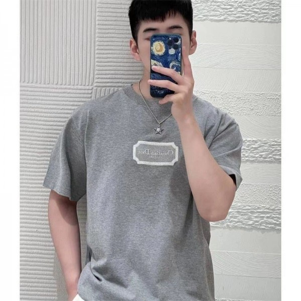 Dior ディオールブランド半袖tシャツブランドtシャツ上着カジュアルブランド 服 コピー 激安屋tシャツ ユニセック ブランドS - 5XL