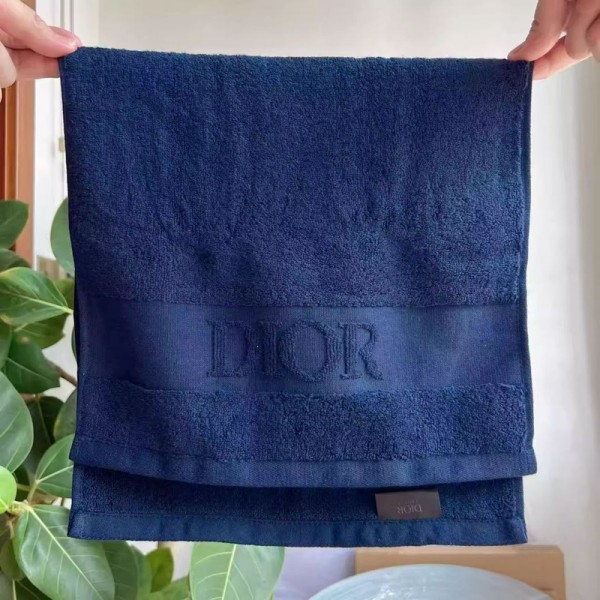 Dior ディオールブランド速乾タオル男女兼用ブランドヘアドライタオル ハンドタオル 耐洗濯ハイブランド タオル ギフトタオルブランド 人気 女性