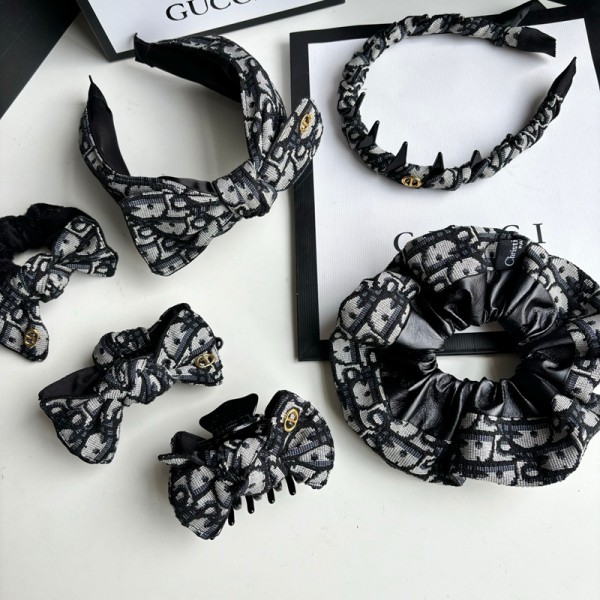 Dior ディオールカチューシャブランドかわいいブランドリボンヘアゴム女性ハイブランドシュシュ存在感抜群かわいいヘアグリップハイブランドヘア飾りセレブ愛用