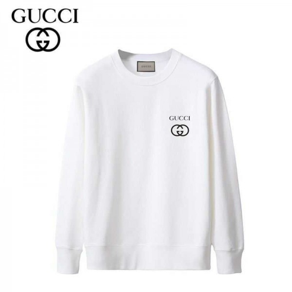 Gucci グッチブランド白黒 長袖 丸首 tシャツブランドtシャツ高品質大人の上質Tシャツtシャツ ユニセック ブランド