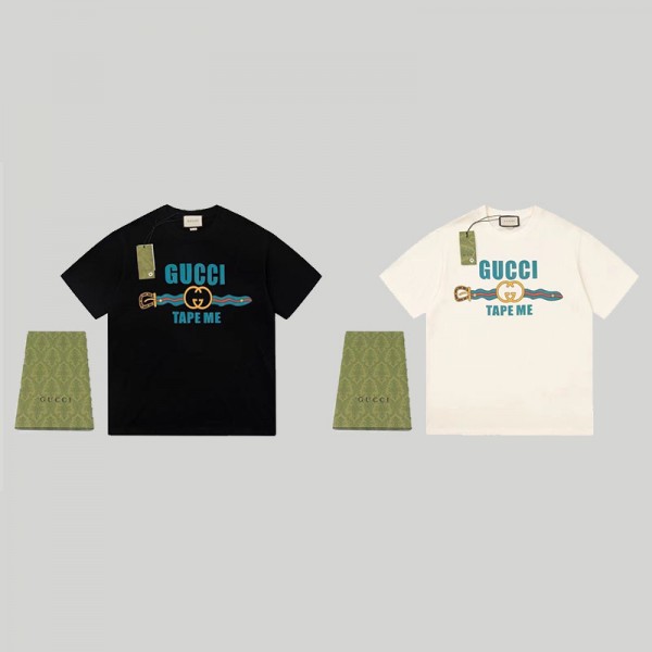 Gucci 上着Ｔシャツ グッチ 夏tシャツ ブランド かわいい ハイブランド半袖tシャツ 男女兼用 ブランド 服 コピー 激安屋 大人の上質Tシャツ 流行り