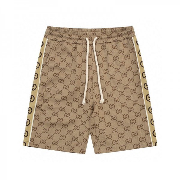 Gucci グッチ ブランド 半パンツ メンズ 夏 カジュアル 5分ズボン カジュアル 運動風 ハーフズボン ストレッチウェスト調整可 スイムウェア