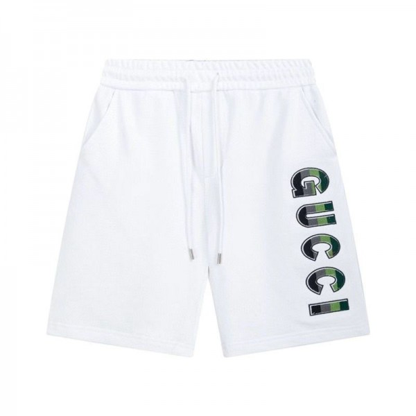 グッチメンズ ハーフパンツ 5分丈 短パン 男 ズボン ブランドGucci ショートパンツ 半ズボン スポーツ カジュアル ファッション 夏 無地 調整紐 通気性 大きいサイズM - 5XL