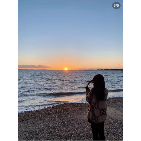 Gucci グッチハイブランドカーディガン ニット オーバーサイズトップス アウター レディース 羽織 ボア 長袖 vネック アーガイル柄 前開きボタン オーバーサイズ ゆったり カジュアル 着痩せ おしゃれ 秋 冬 春