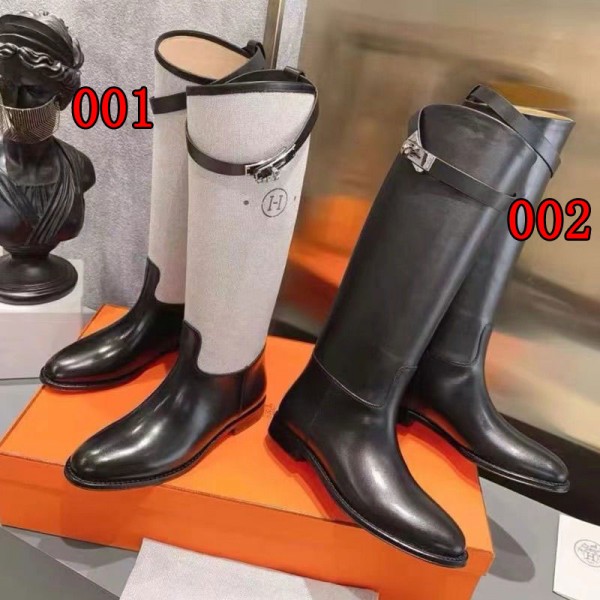 Hermes エルメスブランドレディースブーツ ロングブーツ ブーツ レザー シューズ 靴 大きいサイズ ガーリー 韓国 大人 脚長効果 スタイルアップ ロングブーツ ギフト 225¬250cm  プレゼント 春 秋 冬 レディース
