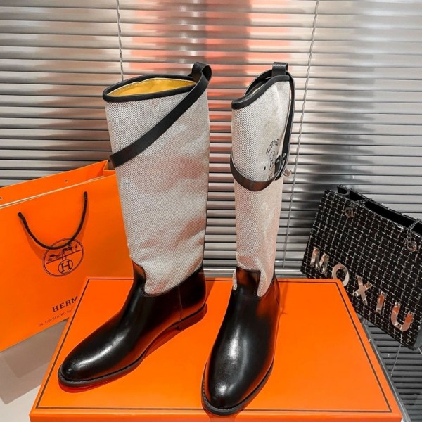 Hermes エルメスブランドレディースブーツ ロングブーツ ブーツ レザー シューズ 靴 大きいサイズ ガーリー 韓国 大人 脚長効果 スタイルアップ ロングブーツ ギフト 225¬250cm  プレゼント 春 秋 冬 レディース