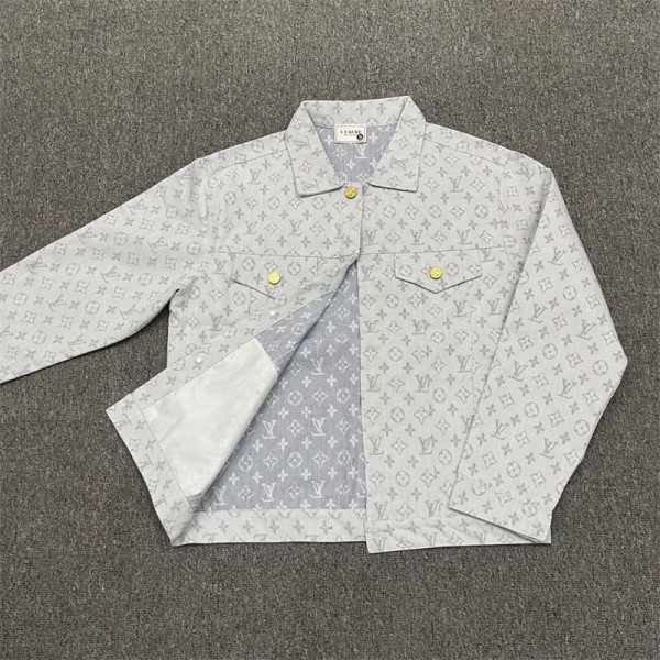 Lv ルイヴィトンブランドシャツジャケット メンズ 厚手 XL - 5XL 秋 冬 ネルシャツ ジャケット パーカー チェック＆無地 スエードジャケット アウトドア キャンプ アメカジ 裏ボア フランネル 大きいサイズ