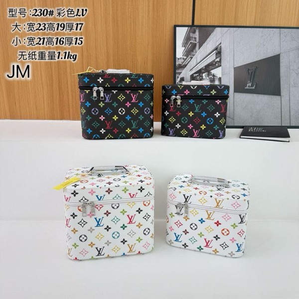 Lv ルイヴィトンブランドコスメ収納 LV 化粧品収納ボックス 特大容量 メイクケース メイクボックス メイク収納ケース 化粧品入れ ジュエリーボックス 大容量 鏡付き 宝石箱 ジュエリー収納 高いボトル入れ アクセサリーケース