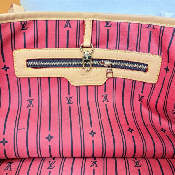 Lv ルイヴィトンブランドショルダーバッグ女性ブランドハンドバッグブランド手提げカバン大容量ブランドトートバッグコーデ 3点セット