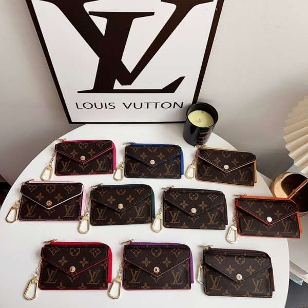 Lv ルイヴィトンハイブランドコインケース 小銭入れ 小さい コンパクト 軽量 軽い バイカラー カードケース icカードケース 小物入れ レディース マルチケース ミニ財布