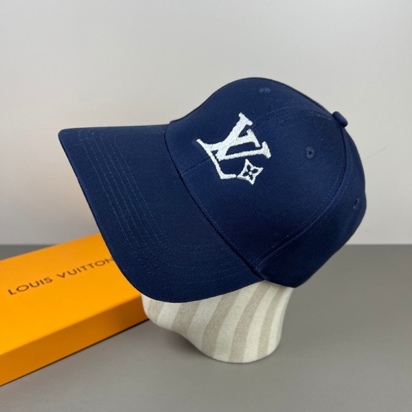 Lv ルイヴィトンハイブランド キャップ メンズ レディース 刺繍 大きめ 小顔効果 帽子 男女兼用 UVカット 綿100% サイズ調整可能 ベースボールキャップ 深い オールシーズン 通気性 アウトドア